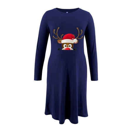 asdoklhq Maternity Dresses for Women Plus Size Women Maternity Wear Christmas Deer Head Printed Long Thickened Long Sleeve Round Neck Pocket Dress
asdoklhq Maternity Dresses for Women Plus Size Women Maternity Wear Christmas Deer Head Printed Long Thickened Long Sleeve Round Neck Pocket Dress