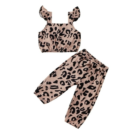 Summer Clearance Toddler & Baby Girls 2PCS Leopard Print Strap Crop Tops Pants Outfits Clothes
Summer Clearance Toddler & Baby Girls 2PCS Leopard Print Strap Crop Tops Pants Outfits Clothes