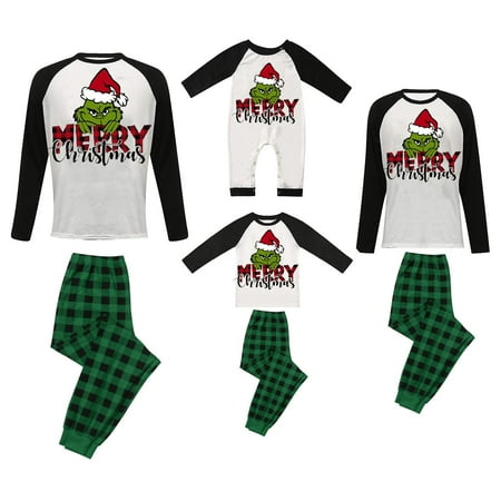 Clearance Before Christmas!Gotyou Family Grinch Pajamas Christmas Prints Family Matching Long Sleeve Tops+Pants Set Family Matching Sets
Clearance Before Christmas!Gotyou Family Grinch Pajamas Christmas Prints Family Matching Long Sleeve Tops+Pants Set Family Matching Sets