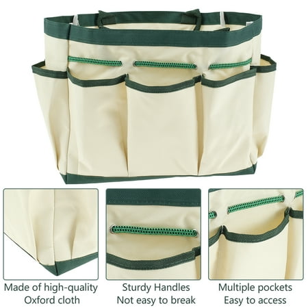 THREN Garden Tool Bag Heavy Duty Garden Tool Holder Tote Bag Large Capacity Garden Tool Storage Organizer Pouch with Multiple Pockets for Gardening Yard Lawn Work
THREN Garden Tool Bag Heavy Duty Garden Tool Holder Tote Bag Large Capacity Garden Tool Storage Organizer Pouch with Multiple Pockets for Gardening Yard Lawn Work