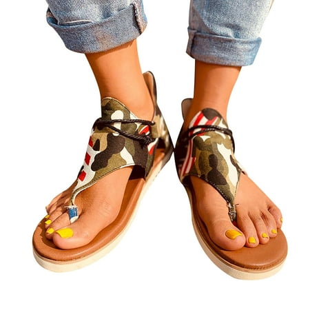 huanledash Fashion Women Summer Flip Flops Anti Skid Heel Zip Camouflage Sandals Flat Shoes
huanledash Fashion Women Summer Flip Flops Anti Skid Heel Zip Camouflage Sandals Flat Shoes