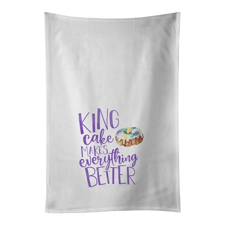 Caroline s Treasures WDK4671WTKT King Cake Makes Mardi Gras White Kitchen Towel Set of 2 Dish Towels 19 X 25
Caroline s Treasures WDK4671WTKT King Cake Makes Mardi Gras White Kitchen Towel Set of 2 Dish Towels 19 X 25
