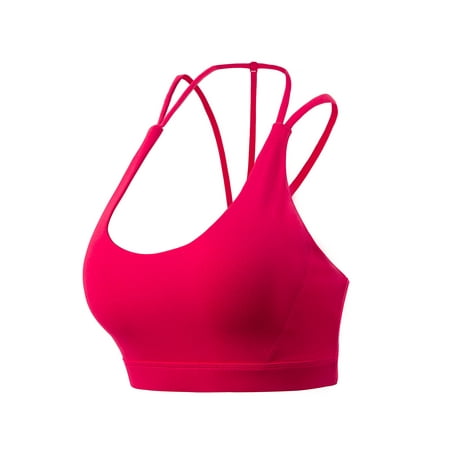 

YDKZYMD High Support Sports Bras for Women Criss Cross Strappy Backless Everyday Bra