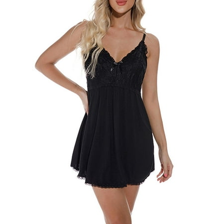 Julycc Womens Bralette Lace Spaghetti Strap Nightie Dress Babydoll Lingerie Sleepwear
Julycc Womens Bralette Lace Spaghetti Strap Nightie Dress Babydoll Lingerie Sleepwear