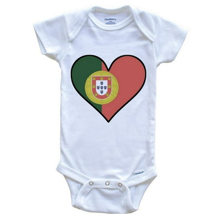 Portuguese Flag Baby Bodysuit - Cute Portuguese Flag Heart - Portugal Baby Bodysuit 6-9 Months White
Portuguese Flag Baby Bodysuit - Cute Portuguese Flag Heart - Portugal Baby Bodysuit 6-9 Months White
