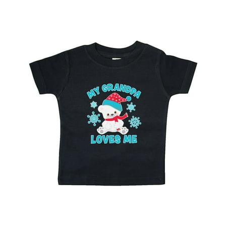 Inktastic Polar Bear My Grandpa Loves Me in Santa Hat with Snowflakes Gift Baby Boy or Baby Girl T-Shirt
Inktastic Polar Bear My Grandpa Loves Me in Santa Hat with Snowflakes Gift Baby Boy or Baby Girl T-Shirt