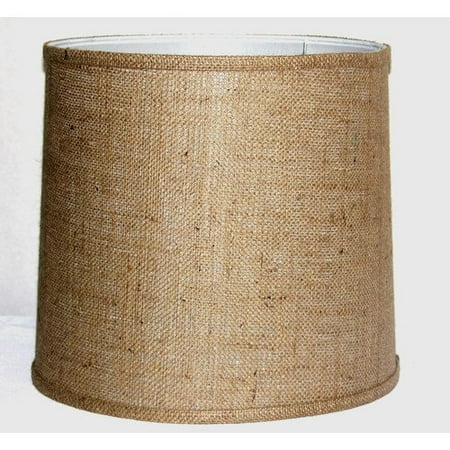 lamp burlap shade factory drum