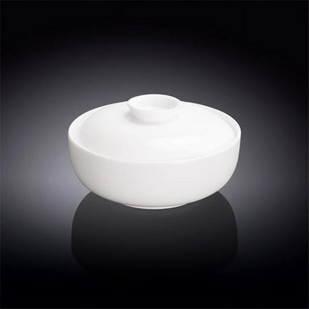 Wilmax 991137 400 ml Soup Cup with Lid White - Pack of 36