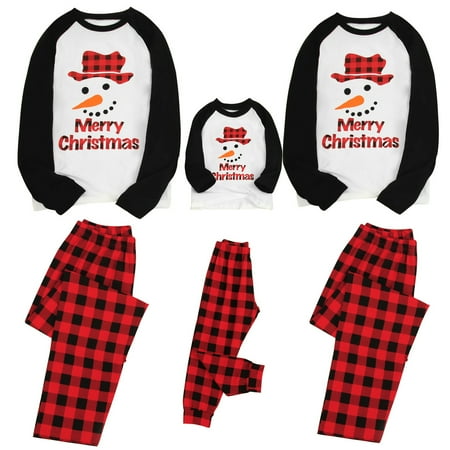 100% Cotton Matching Family Pajamas Sets Christmas PJ s Snowman Print Top and Buffalo Pants Bottom Sleepwear
100% Cotton Matching Family Pajamas Sets Christmas PJ s Snowman Print Top and Buffalo Pants Bottom Sleepwear