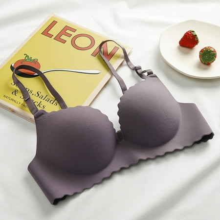 Leisure Bras Comfort Seamless Breathable Lightweight Wireless Underwear for Women Girls Purple 34/75ab
Leisure Bras Comfort Seamless Breathable Lightweight Wireless Underwear for Women Girls Purple 34/75ab