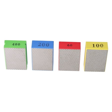 Generic Hand Tool 4Pcs Hand Polishing Pads For Tile Stone Trimming Deburring 60# 100# 200# 400# Grit Electroplated Hand Polishing Pad
Generic Hand Tool 4Pcs Hand Polishing Pads For Tile Stone Trimming Deburring 60# 100# 200# 400# Grit Electroplated Hand Polishing Pad