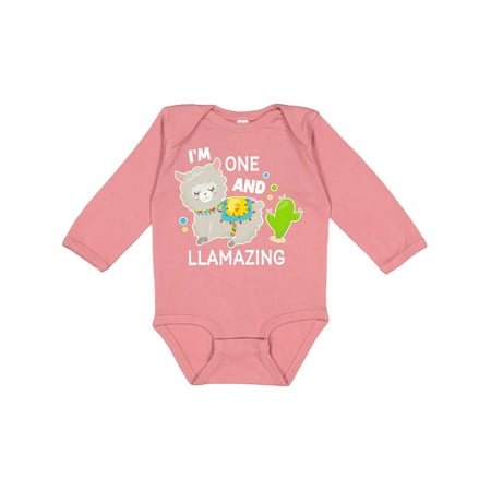 Inktastic Im One and Llamazing with Llama and Cactus Gift Baby Boy or Baby Girl Long Sleeve Bodysuit
Inktastic Im One and Llamazing with Llama and Cactus Gift Baby Boy or Baby Girl Long Sleeve Bodysuit