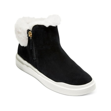 Cole Haan Womens Grandpro Rally Bootie Suede Slip On Ankle Boots