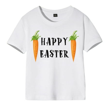 LLDYYDS Toddler Girls Boys Easter Summer Short Sleeve Letter Carton Prints T Shirt Tops for Children Clothes Soft
LLDYYDS Toddler Girls Boys Easter Summer Short Sleeve Letter Carton Prints T Shirt Tops for Children Clothes Soft