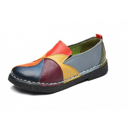 Women Flats Womens Flat Shoes New Color Matching Retro Flat Heel Soft Soled Shoes In Autumn Red
Women Flats Womens Flat Shoes New Color Matching Retro Flat Heel Soft Soled Shoes In Autumn Red