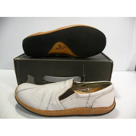J. SHOES COURT CLASSIC LEATHER LOW CASUAL DRESS MEN SHOES WHITE/BRW SIZE 10 NEW