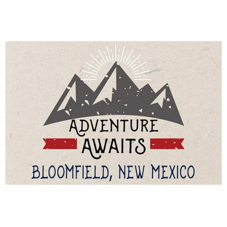 Bloomfield New Mexico Souvenir 2x3 Inch Fridge Magnet Adventure Awaits Design