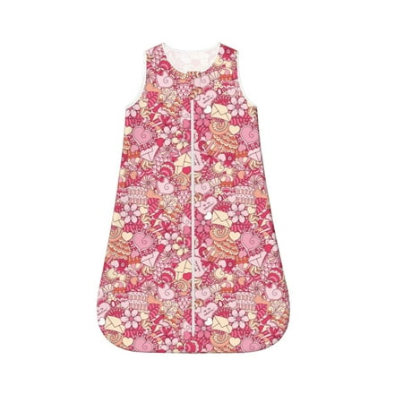 Fotbe Sweet Pattern Sleep Sack - Baby Wearable Blanket with Zipper Extra Soft Cotton Sleeveless Sleeping Bag for Infants-Small
Fotbe Sweet Pattern Sleep Sack - Baby Wearable Blanket with Zipper Extra Soft Cotton Sleeveless Sleeping Bag for Infants-Small