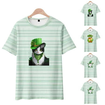 LANLIN St. Patrick s Day Mens Kids 3D Print Graphic T-Shirt Crew Shirt & Top Sizes Kids-Adult Unisex
LANLIN St. Patrick s Day Mens Kids 3D Print Graphic T-Shirt Crew Shirt & Top Sizes Kids-Adult Unisex