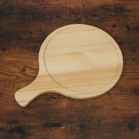Round Pine Wood Tray with Handle Creative Dinner Plate Serving Trays for Pizza Breads Pastry (9inch)
Round Pine Wood Tray with Handle Creative Dinner Plate Serving Trays for Pizza Breads Pastry (9inch)