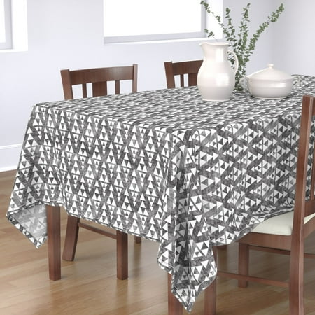 Cotton Sateen Tablecloth 70 x 144 - Triangle Black White Grunge Print Custom Table Linens by Spoonflower
Cotton Sateen Tablecloth 70 x 144 - Triangle Black White Grunge Print Custom Table Linens by Spoonflower