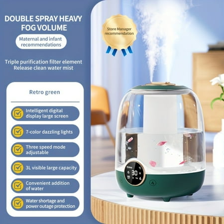 JZMQWL Quiet Household Air Humidifier with Heavy Fog for Bedroom New Desktop Spray Humidifier with Soft Sound for Indoor Office
JZMQWL Quiet Household Air Humidifier with Heavy Fog for Bedroom New Desktop Spray Humidifier with Soft Sound for Indoor Office