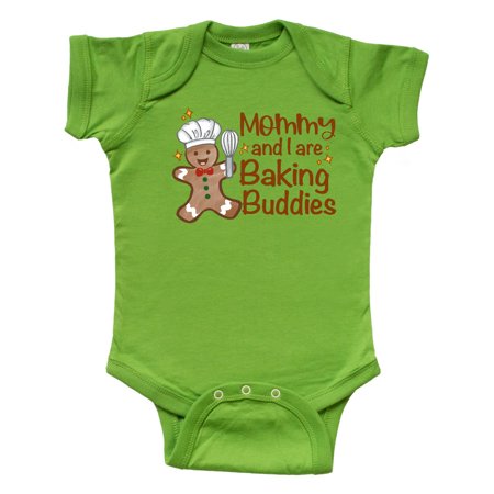 Inktastic Mommy And I Are Baking Buddies Gift Baby Boy or Baby Girl Bodysuit
