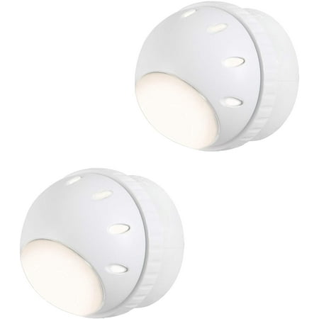 GE Light Sensing LED Night Light 360 Rotation 2 pk
