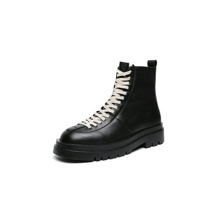 Kesitin Men Leather Boot Lace Up Ankle Boots Side Zip Work Shoes Non Slip Casual Office Platform Black 8.5
Kesitin Men Leather Boot Lace Up Ankle Boots Side Zip Work Shoes Non Slip Casual Office Platform Black 8.5