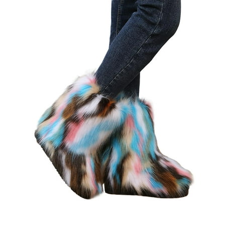 Shakub Womens Winter Warm Shoes Platform Flat Plush Booties Comfort Thermal Faux Fur Snow Ankle Boots
Shakub Womens Winter Warm Shoes Platform Flat Plush Booties Comfort Thermal Faux Fur Snow Ankle Boots