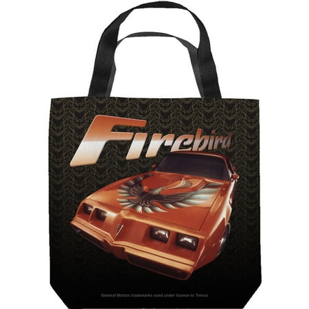 Pontiac Firebird Grocery Tote White