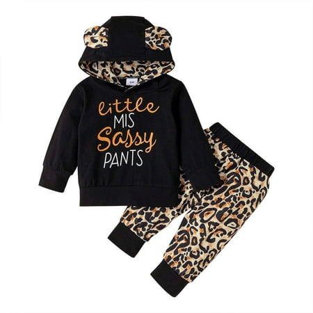 Dadaria Toddler Fall Outfits 0-24 Months Infant Toddler Baby Boys Hooded Long-sleeved Leopard Print Trousers Two-piece Set Black 18-24 Months Toddler
Dadaria Toddler Fall Outfits 0-24 Months Infant Toddler Baby Boys Hooded Long-sleeved Leopard Print Trousers Two-piece Set Black 18-24 Months Toddler