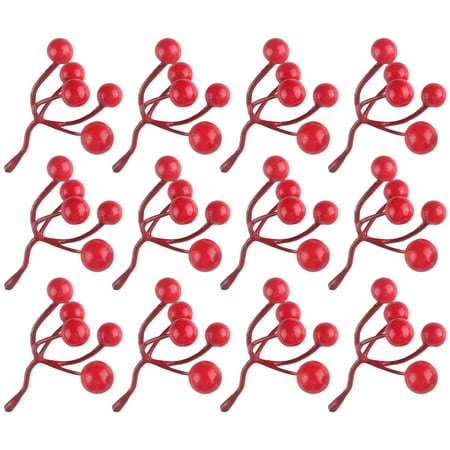 12 Pieces Artificial Berry Decor Christmas Tree Berry Branches for Wreath Wedding Home Decor
12 Pieces Artificial Berry Decor Christmas Tree Berry Branches for Wreath Wedding Home Decor