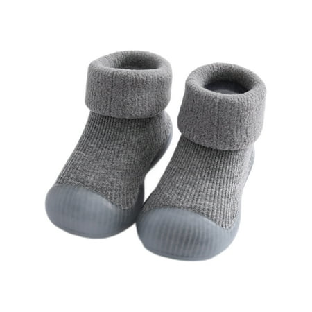 Eloshman Toddler Floor Slippers Non-Skid Socks Prewalker Sock Shoes Home Lightweight Rubber Soft Sole Slipper Comfort First Walking Shoe Gray 4.5C
Eloshman Toddler Floor Slippers Non-Skid Socks Prewalker Sock Shoes Home Lightweight Rubber Soft Sole Slipper Comfort First Walking Shoe Gray 4.5C