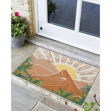 Front Door Mat Boho Modern Art Geometric Abstracts Sun Burlap Non - Slip Absorbent Door Entry Mats Doormats Indoor/Outdoor Entrance Doormat Easy to Clean Floor Mats for Home 24x16 Inch
Front Door Mat Boho Modern Art Geometric Abstracts Sun Burlap Non - Slip Absorbent Door Entry Mats Doormats Indoor/Outdoor Entrance Doormat Easy to Clean Floor Mats for Home 24x16 Inch