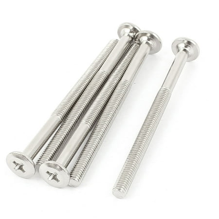 Uxcell M6 x 85mm Metal Male Thread Flat Head Countersunk Bolts Machine Screws (5-pack)
Uxcell M6 x 85mm Metal Male Thread Flat Head Countersunk Bolts Machine Screws (5-pack)