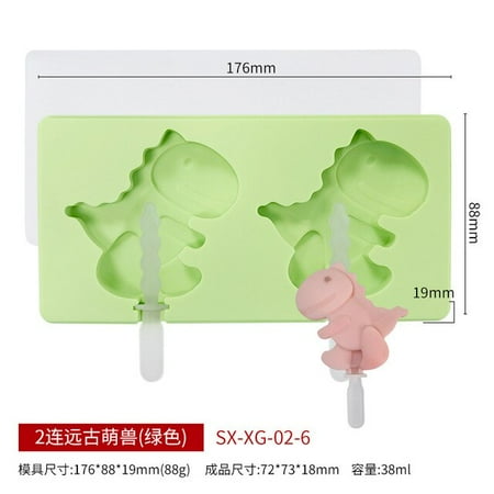 DabuLiu Cute Bear Ice Cream Silicone Mold Dinosaur Household Popsicle Popsicle Ice Cream with Cover Summer Drinking Tool
DabuLiu Cute Bear Ice Cream Silicone Mold Dinosaur Household Popsicle Popsicle Ice Cream with Cover Summer Drinking Tool