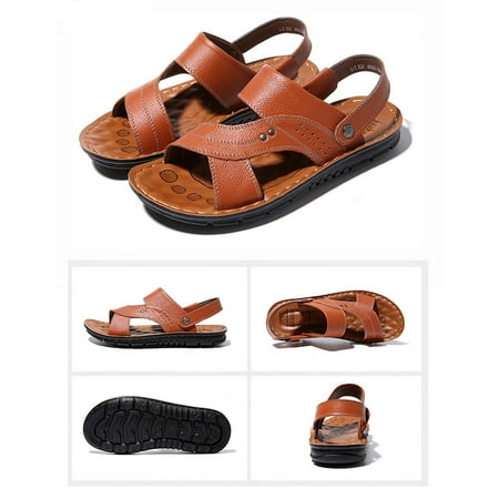 Aayomet Men s Outdoor Casual Sandals Male Summer Comfort Middle Aged Slippers Sandals Dual Use Shoes Yellow 11
Aayomet Men s Outdoor Casual Sandals Male Summer Comfort Middle Aged Slippers Sandals Dual Use Shoes Yellow 11