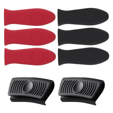8 Pcs Silicone Hot Handle Holder Potholders Heat Insulated Handle Pot Sleeve Covers for Cast Iron Pan Woks Pot Cookware
8 Pcs Silicone Hot Handle Holder Potholders Heat Insulated Handle Pot Sleeve Covers for Cast Iron Pan Woks Pot Cookware
