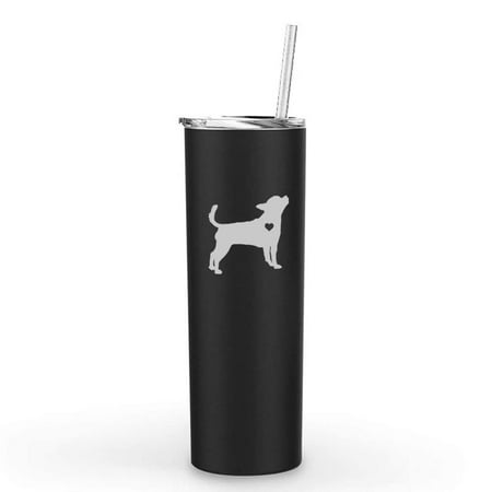 20 oz Skinny Tall Tumbler Stainless Steel Vacuum Insulated Travel Mug Cup With Straw Cute Chihuahua With Heart (Black)
20 oz Skinny Tall Tumbler Stainless Steel Vacuum Insulated Travel Mug Cup With Straw Cute Chihuahua With Heart (Black)