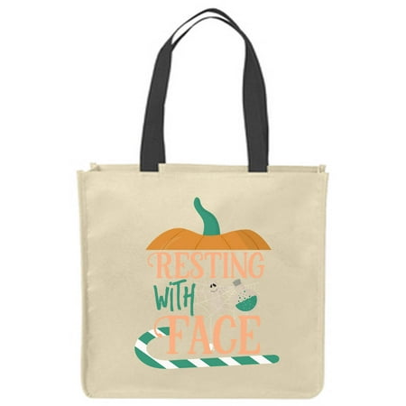 Halloween Tote Bags Resting Face Halloween spirit Reusable Shopping Funny Gift Bagss Scary decorations
Halloween Tote Bags Resting Face Halloween spirit Reusable Shopping Funny Gift Bagss Scary decorations