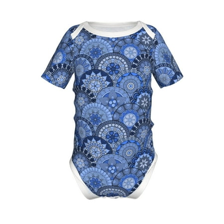 Coaee Blue Mandala Harmony for Soft Baby Short-Sleeve Bodysuit Baby Climbing Clothes Baby Girls Boys Bodysuit Romper-18 Months
Coaee Blue Mandala Harmony for Soft Baby Short-Sleeve Bodysuit Baby Climbing Clothes Baby Girls Boys Bodysuit Romper-18 Months