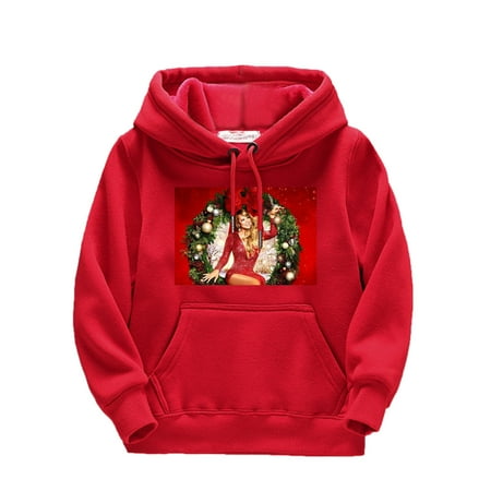 Yoryorlue Toddler Kids Girls Boys MariahCarey Prints Drawstring Pullover Hooded Comfortable Tops Loose Long Sleeve Blouse With Pocket Sweatshirt 
Yoryorlue Toddler Kids Girls Boys MariahCarey Prints Drawstring Pullover Hooded Comfortable Tops Loose Long Sleeve Blouse With Pocket Sweatshirt