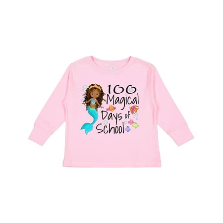 Inktastic 100 Magical Days of School with Blue Mermaid and Fish Gift Toddler Boy or Toddler Girl Long Sleeve T-Shirt
Inktastic 100 Magical Days of School with Blue Mermaid and Fish Gift Toddler Boy or Toddler Girl Long Sleeve T-Shirt
