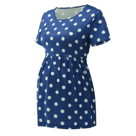 Tangnade Dot T Sleeve Casual Womens Tunic Print Short Tops Pregnant Shirt Maternity Blouse Maternity blouse Maternity Tops
Tangnade Dot T Sleeve Casual Womens Tunic Print Short Tops Pregnant Shirt Maternity Blouse Maternity blouse Maternity Tops