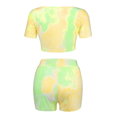 dmqupv Long Sleep Shirts for Women Women Fashion O-neck Short Sleeve Tie-Dye Printing Home Wear Two Pieces Pajamas for Women Yellow Small
dmqupv Long Sleep Shirts for Women Women Fashion O-neck Short Sleeve Tie-Dye Printing Home Wear Two Pieces Pajamas for Women Yellow Small