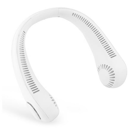 Portable Neck Fan Hands Free Bladeless Fan Battery Operated Wearable Personal Fan Leafless Rechargeable Headphone Design USB Powered Desk Fan white
Portable Neck Fan Hands Free Bladeless Fan Battery Operated Wearable Personal Fan Leafless Rechargeable Headphone Design USB Powered Desk Fan white
