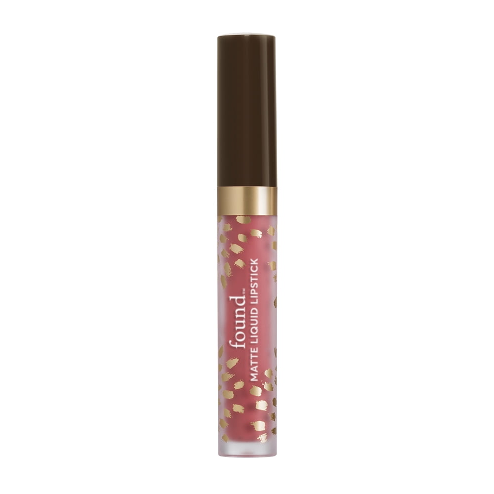 FOUND Matte Liquid Lipstick with Evening Primrose Oil, 220 Honeysuckle, 0.11 fl oz