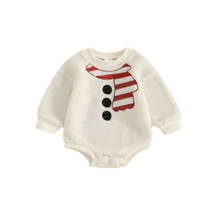 Lesimsam Baby Christmas Romper 3M 6M 12M 18M Long Sleeve Crew Neck Embroidery Scarf Winter Bodysuit Newborn Infant Clothing for Girls Boys
Lesimsam Baby Christmas Romper 3M 6M 12M 18M Long Sleeve Crew Neck Embroidery Scarf Winter Bodysuit Newborn Infant Clothing for Girls Boys