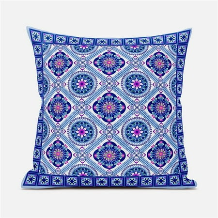 Amrita Sen Designs CAPL1028FSDS-ZP-18x18 18 x 18 in. Mandala Floral Tiles Suede Zippered Pillow with Insert - Blue & Purple
Amrita Sen Designs CAPL1028FSDS-ZP-18x18 18 x 18 in. Mandala Floral Tiles Suede Zippered Pillow with Insert - Blue & Purple